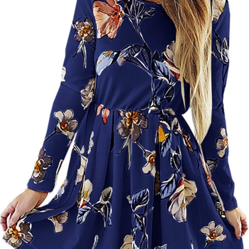 Blue Spring Dress - Picture 3 of 3